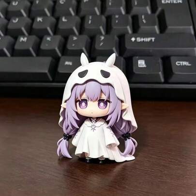 1pc Cute Ghost - Xia Die Cute Chibi Anime Game Peripheral GK Figure Toy Desk Decor Gift Model Holiday Gift, Party Gift, Daily Collection
