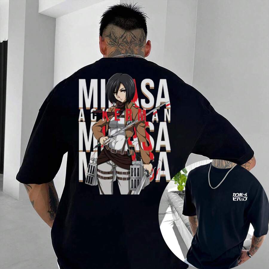 Camisetas de hombre - Negro - Ver 1