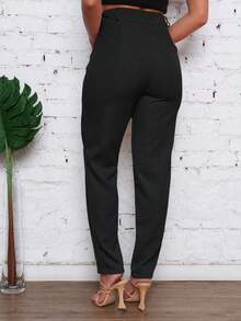 Women Suit Pants - Dark - View 3