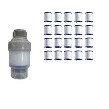 Household Washing Machine Pre-Filter, Universal Washing Machine Inlet Water Filter Device. Simple Tool-Free Quick Installation And Removal, Compact Body Without Occupying Extra Space, Easy Installation, Filtration Model - Multicolor - View 8