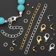 800pcs/803pcs DIY Jewelry Findings Assortment Set With 10-Compartment Box (Lobster Clasps + Spacer Beads + Crimp Beads + Extender Chains + Jump Rings), 3 Tools (Pliers + Tweezers + Ring Opener), Suitable For DIY Bracelets, Necklaces, Anklets, Open Connectors, Keychains, Bag Charms, Jewelry Making Supplies - Accessory Set - View 5