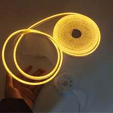 Acosh Neon 暖白色感應燈條定時器-120° 360°可旋轉小夜燈,USB供電,可彎曲燈條,適用於樓梯、臥室、派對、廚房、電視及其他場地,時尚燈條 - 暖白光 - 查看 8