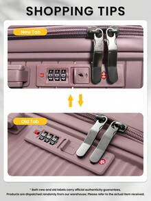 Floless 輕量聚丙烯行李箱，附TSA鎖與4輪萬向輪設計，適合登機使用，20吋小型手提行李，輕便易攜，航空旅行滾輪行李箱 - 黑色 - 查看 6