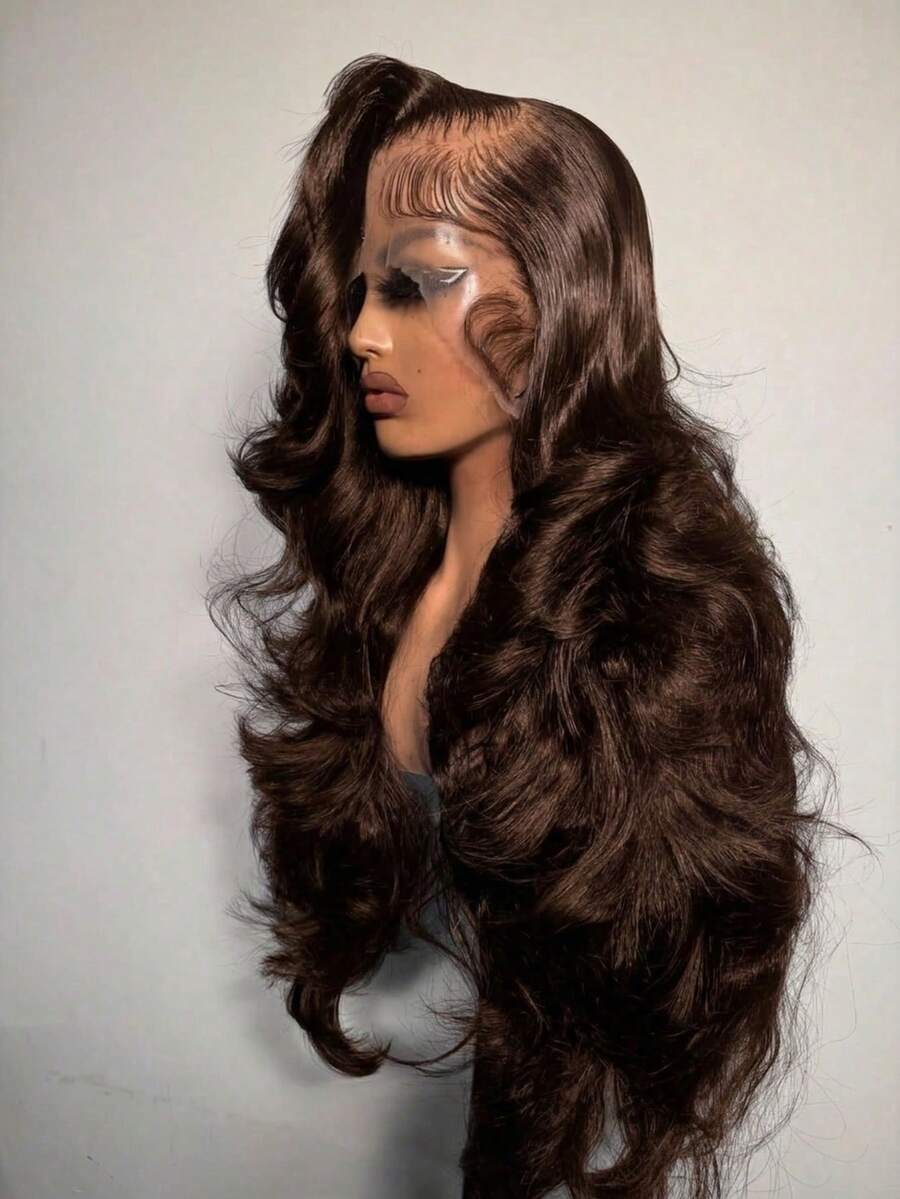 Uveous 40 Inches 250% Density Lace Front Wig Human Hair Body Wave 5x5 Closure Glueless Wigs Transparent Swiss Lace 200% Density 13x4 Lace Front Wigs Human Hair Pre Plucked With Baby Hair For Women Natural Black - S4 - 查看 1
