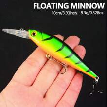 1/3/5pcs Floating Surface Minnow Lure, Bionic Bait For Freshwater And Saltwater Long Cast Fishing - Multicolor - View 3