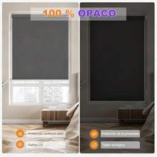 Roller Blinds - Dark Gray - View 3