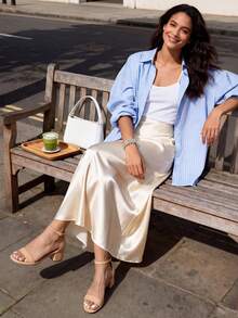 Women Heeled Sandals - Beige - View 9