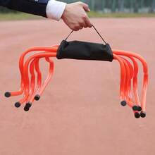 2/3pcs Speed Training Hurdle Portable Carry Bag, Speed Training Hurdle Accessories, Agility Circle Storage Carry Bag, Agility Training Equipment, Football Training Equipment, Premium Fabric, Reinforced Stitching - Black - View 7
