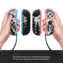Ink Wash Samurai Style Vinyl Sticker Compatible With Switch 2 Console + Controller Full Body Skin, Waterproof, Anti-Scratch, Anti-Dust, Removable With No Residue - View 7
