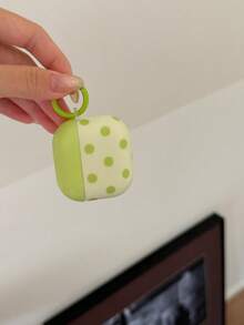 極簡馬卡龍波點 Pods 4 保護殼,相容 Apple Pod 3 Pro 耳機殼 2 代無線藍牙 3 代 2 代 Pod Pro 4 代 5 代保護殼 - 綠色 - 查看 5
