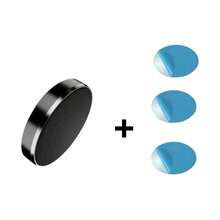 1/2pcs Car Round Magnetic Phone Holder, Strong Magnetic Adsorption For Car, Multi-Angle Adjustable, Dashboard Adhesive Installation, Convenient For Driving Navigation And Phone Calls, No Obstruction Of Vision For Driving, Magnetic Design For Quick Phone Attachment And Removal, Practical Car Interior Navigation Accessory - Multicolor - View 21