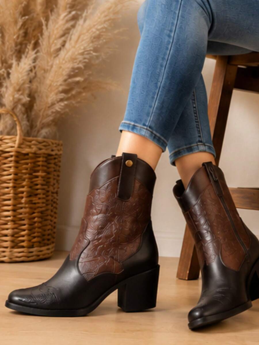 Women Ankle Boots & Booties - Brown - View 1
