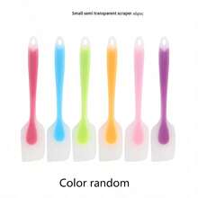 3 Pieces2 Pieces/1-Piece Multi-Functional Silicone Spatula Set, Transparent Color, Suitable For Scraping Butter, Whipping Cream, Baking Cakes, Spreading Jam, Heat-Resistant Cream Spatula, Baking Mixing Tool, Kitchen Utensils, Apartment Essentials - Multicolor - View 7