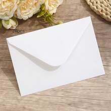 20-30PCS Vintage Square Mini Kraft Paper Envelopes, Fresh Small Greeting Cards, INS Style Storage For Love Letters, Invitations And Cards - Multicolor - View 10
