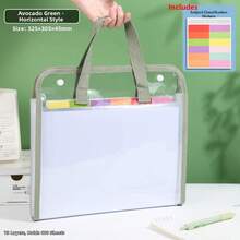 5 Different Colors Of Transparent Accordion Storage Bags (Capybara Pattern), 13-Layer Horizontal Divider Design, Student Document Organizer, Transparent Inner Pages For Certificates And Awards, Large-Capacity Office Supplies, Back-To-School Essential - One Size - View 7