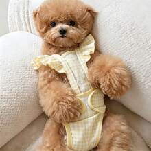 1pc Pet Recovery Suit, Dog Surgery Recovery Set, Female/Male Dog Jumpsuit, For Spay Neuter, Alternative To E-Collar And Cone, Anti-Lick Breathable Jumpsuit, Suitable For Small And Medium Dogs, Dog Recovery Suit, Cat Clothing, Sanitary Pants, Cat Clothes, Dog Clothes, Menstrual Period Safety Pants, Protect Pet Health, Pet Diapers. - Multicolor - View 5
