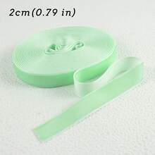 6/10/15/20/25mm Light Green Flocked Ribbon Mixed Sizes 5 Yards Vintage Flocked Satin Ribbon Suitable For Christmas Tree Decoration, Gift Wrapping, Bouquet Tying, Wedding Decor And Various Handmade DIY Crafts - View 11