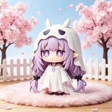 Mô hình GK Ghost--Butterfly phiên bản Q--Grim Reaper, mô hình anime dễ thương, đồ chơi trang trí bàn làm việc, quà tặng - Màu tím  Violet - Xem 5