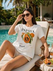 Women T-Shirts - 白色 - 查看 2