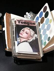 M5/A6/A7 PP Loose-Leaf Binder, Portable Transparent Loose-Leaf Binder, Photo Storage Bag, Transparent Sticker Album, Loose-Leaf Sticker Album And Photo Album | Budget Planner, Office Diary, Suitable For School, Planning Enthusiasts, Commuting And Storage - Binder - View 2
