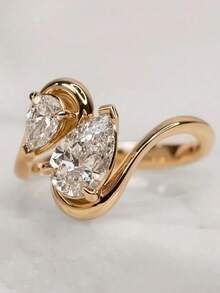 Tsnamer 1 Vintage-Style Classic Sparkling Zirconia Women's Ring-A Personalized, Gift For Everyday Wear Or Parties - Ring - View 4