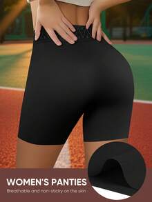 MIOTAN 3pcs/Pack Women's Mid-Waist Seamless Elastic Soft Breathable Full Coverage Hipster Panties, Anti-Sheer Anti-Roll - Multicolor - View 6