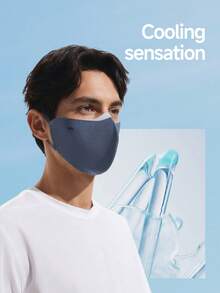Máscara de protección solar transpirable que cubre los ojos para hombres Beneunder AS337 - Gris - Ver 4