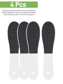 1/4/10pcs Foot File, Double-Sided Sandpaper Foot Care File, Professional Sandpaper Foot Callus Removal Tool, Coarse And Fine Double-Sided Foot Brush, Suitable For Soft Feet, Dead Skin Feet, Foot File Care, Foot Exfoliation, Easy To Use - A - View 10