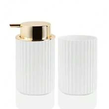 Bath Sets - White-gold Pump - View 1