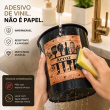 Kit Potes Mantimentos  Peças Variadas +  Bowls Redondos Vasilhas Organizador de Cozinha - Visão 5