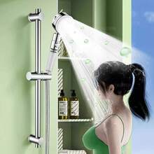 Home Shower Head - High Pressure 3-Mode Filtered Handheld Sprayer With On/Off Switch, Includes Hose And Leak-Proof Tape, Water-Saving, Suitable For Dog And Cat Grooming - Shower Head - View 8