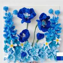 572pcs Blue Green Tubular Cleaning Sticks, Soft Material, Dense And Thick, For Making Flowers, Roses, Small Roses, Blue Roses, Trees, Bouquets, Animals, Plants And More, Suitable For DIY Craft Enthusiasts, Graduation Gifts, Back To School, Office Supplies, Home Decor, Creative Packaging, Holiday Gifts, Birthday Gifts, Multi-Color Soft Sticks DIY Craft Materials - Teal - View 6