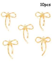 10/20PCS 20.5*25mm DIY Jewelry Accessories Multicolor Bow Tie Alloy Pendant Vintage Bracelet Necklace Charm - Bow Pendant - View 7