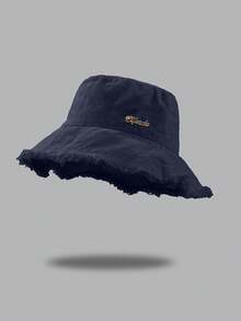 1 buah Topi Nelayan/Ember Unisex Kasual Retro Warna Polos Bahan Poliester dengan Pinggiran Berumbai, Tahan Angin, Hangat, dan Perlindungan UV, Serbaguna untuk Pemakaian Sehari-hari - Topi Nelayan 2 - View 28