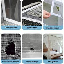 10/15/20pcs Window Screen Repair Patches, 3-Layer Strong Adhesive Screen Mesh Tape, For Window And Door Tear Hole Repair, 10pcs/Pack, 4"X 4"(10cm X 10cm) - A - View 7