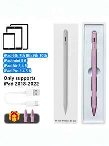 قلم Stylus 2018-2026، قلم لمس سريع الشحن، حساسية الميل، تثبيت مغناطيسي، رفض راحة اليد، متوافق مع Apple الجيل السادس-العاشر/Pro 11 بوصة و12.9 بوصة الجيل الثالث-الخامس/Air الجيل الثالث-الخامس/Mini الجيل الخامس/السادس، ألوان متعددة متاحة 90mAh - متعدد الألوان - مشاهدة 14