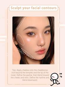 GOGO TALES Light Soft Focus Contour Pen, Side Contour, Nose Shadow & Cupid's Bow, 3D Sculpting /Three-Dimensional Shaping, Natural Long-Lasting Wear, Single-Shade Matte Contour Stick, Beginner-Friendly GOGOTALES - G01# Ash Brown - View 10