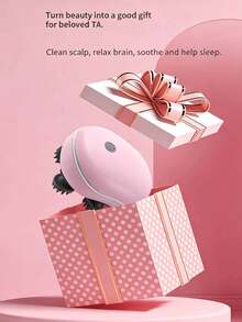 Portable Wireless Electric Scalp Massager With 4 Detachable Massage Claws, 3 Adjustable Modes, Vibration Stimulation For Deep Relaxation, Suitable For Home, Office, Travel - Multicolor - View 6