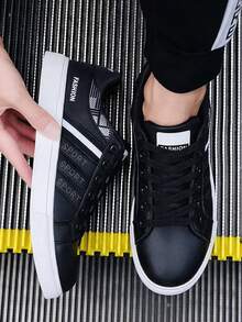 Men Sneakers - Solid Black - View 3