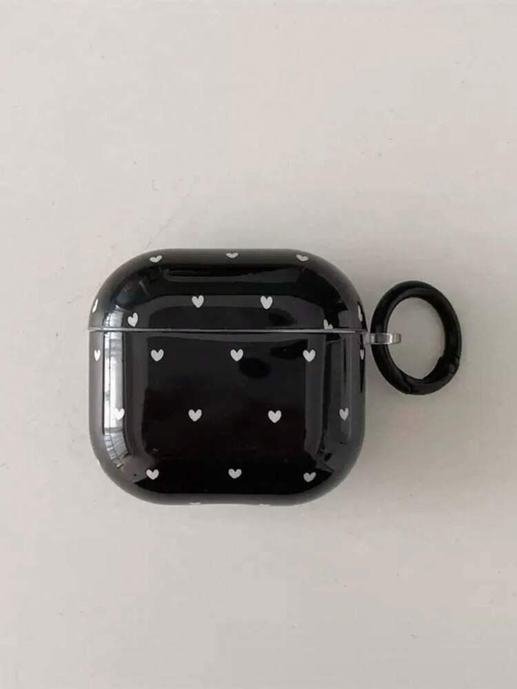 Ins韓風小愛心波點藍牙耳機保護殼，黑色小愛心保護殼適用於AirPods 4， Pro 2新款保護殼，Apple 3保護殼，送給朋友的禮物 - 白色小愛心波點 - 查看 7