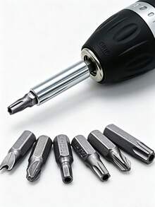 Set Obeng Baja Paduan 33 Buah dengan Mata Obeng Berongga dan Berisi yang Dibuat dengan Presisi, Mata Obeng Heksagonal, Pipih, dan Silang Panjang 60mm dengan Kotak Penyimpanan Terorganisir untuk DIY, Perbaikan Otomotif, dan Pembongkaran Sekrup - A - View 5