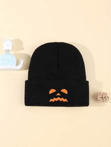 Halloween Gift Knitted Hat, Autumn/Winter Warm Baby Beanie, Suitable For Boys And Girls, Holiday Gift For Halloween And Christmas, 0-36 Months Newborn Hat - Multicolor - View 7