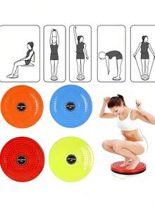 Waist Twisting Disc Body Waist Twisting Board For Exercise Multifunctional Workout Equipment For Women Men Helps To Slim Waistline Enhance Stability And Flexibility Strengthening Abdominal Stomach Exercise Gym Essential Accessories - Multicolor - View 7