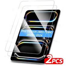 2-Pack Screen Protector Compatible With Ipad Pro 13 2025 (13-Inch)/ Pro 13(M4)2024(13-Inch) / Pro 11 2025(11-Inch)(M4) Compatible With IPad Air 11(M4)2026(11-Inch) / Air7(M3)2025(13-Inch) / Mini 7 2024(8.3-Inch) / 11 2025(11-Inch) Tablet Screen Protector High Definition Tempered Glass 3D Transparent 9H Ultra Hard Screen Protector Anti-Fall Anti-Scratch - Clear - View 9