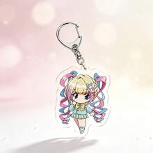 Anime Heavy Dependence Acrylic Keychain Pendant Creative Funny Accessories Gift - Multicolor - View 2
