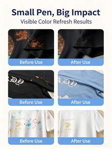 1/3pcs, Clothing Color Correction Pens With Multiple Colors Available, Waterproof And Non-Fading. Clothing And Carpet Repair Pens Suitable For Denim, Efficient And Non-Fading - Multicolor - View 6