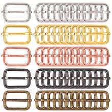 50pcs 1 Inch Metal 3-Position Adjustable Buckles, Rectangular Adjustable Webbing Sliders, Suitable For Keychains, Lanyards, Handbags, Fasteners, Straps, Backpacks And Leather Hardware Accessories - One Size - View 7