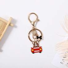 Spot New Leopard Pattern Love Bag Pendant Pendant Keychain Hand-Woven Lanyard Key Chain Pendant - Multicolor - View 7