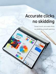 2片裝磨砂紙感螢幕保護貼，相容於 MatePad / Galaxy / / Honor / iPad Air Pro 11 13 12.9 9.7 吋 S7 S8 S9 S10 Plus FE，防眩光、觸控靈敏，適合辦公繪圖，紙感膜非玻璃 - Matte - 查看 12