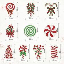 12pcs Holiday 5D DIY Diamond Painting Christmas Decoration Set - Vibrant Keychains, DIY Christmas Candy Diamond Painting Kit Perfect For Holiday Decor And Handmade Crafts, Christmas Diamond Painting, Christmas Decorations, Christmas Crafts - View 7